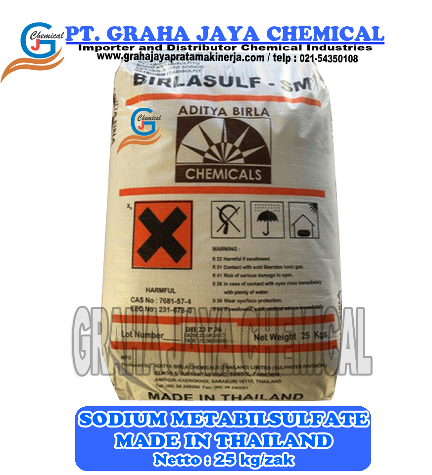SODIUM METABILSULFATE 25 GJ